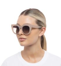 Le Specs Women's Sunglasses Cat Eye Oatmeal 51mm New for sale  Shipping to South Africa