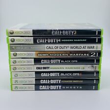 Lote de 9 Call of Duty 3, 4, WaW, MW2, BO, MW3 BO2, AW e Ghosts Xbox 360 - Na caixa comprar usado  Enviando para Brazil
