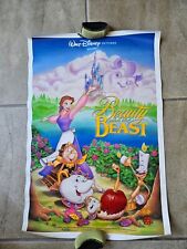 BEAUTY AND THE BEAST MOVIE POSTER Original Mini-Sheet 18x27 In. DISNEY ANIMATION for sale  Shipping to South Africa