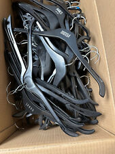 Coat Hangers Box of 60 plastic Ex-High Street Brands Adult Strong Durable Eco for sale  Shipping to South Africa