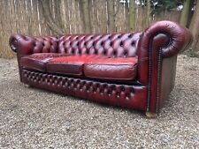 Traditional oxblood leather for sale  THIRSK