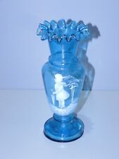 Vase verre bleu d'occasion  Soyaux