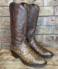 Lucchese Bootmaker Handmade Ostrich leather Size 8D for sale  Shipping to South Africa