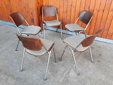 Cadeira empilhável vintage cromada cadeira sala de jantar cadeiras retrô era espacial, usado comprar usado  Enviando para Brazil