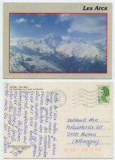 57970 - Les Arcs - Vue sur le massif du Roignaix - Postal, usada el 20.3.1989 segunda mano  Embacar hacia Argentina