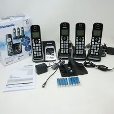 Sistema de telefone sem fio Panasonic KX-TGD564M DECT 6.0 com Bluetooth 4 aparelhos, usado comprar usado  Enviando para Brazil