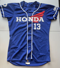 Camiseta deportiva vintage Descente Honda desgastada en un juego de béisbol japonés edición japonesa RARA segunda mano  Embacar hacia Argentina