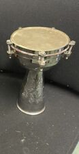 6" Darbuka Steel Metal Aluminium Djembe Drum Percussion Hand 5 Lug Folk for sale  Shipping to South Africa