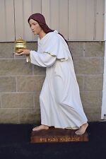 + Wood Carved Statue of Mary Magdalene + 49" ht. + (MJ-2) + + + chalice co. for sale  Danbury