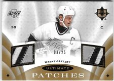 2008-09 UD ULTIMATE COLLECTION DUAL PATCHES GOLD WAYNE GRETZKY RARE SP #/25! for sale  Canada