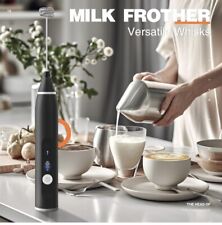 Milk Frother Handheld Electric Mixer Foam Maker for Coffee Whisk Drink Matcha for sale  Shipping to South Africa