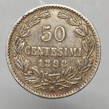 Centesimi 1898 argento usato  Villaricca