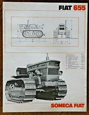 prospectus brochure tracteur chenilles Fiat 655 prospekt tractor trattore d'occasion  Auneau