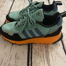 Usado, Zapatos para hombre Adidas ZX 1K Boost talla 8 1/verde ácido como nuevos naranja GX6568 segunda mano  Embacar hacia Argentina