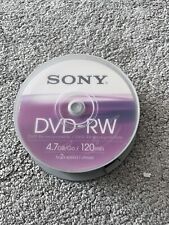 Sony dvd blank for sale  ST. ALBANS