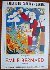 Affiche lithographique emile d'occasion  Bormes-les-Mimosas