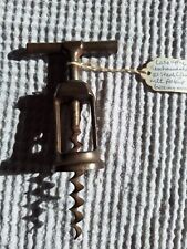 Vintage steel corkscrew for sale  LONDON