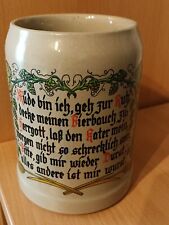 Bier krug spruch gebraucht kaufen  Limbach