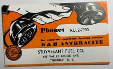 Ink Blotter Coal  Anthracite Stuyvesant Fuel Lyndhurst  New Jersey Telephone for sale  Shipping to South Africa