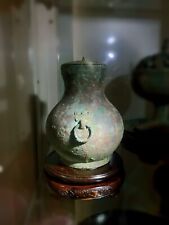 Vaso/jarrón con revestimiento de bronce de la dinastía Han china (202 aC - 220 dC) segunda mano  Embacar hacia Argentina