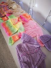 handmade knitted newborn clothes for sale  FALMOUTH
