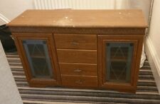 Glass door sideboard for sale  HARTLEPOOL