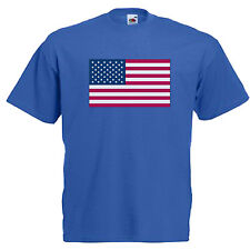 EUA Estados Unidos Da América Bandeira Adultos Mens T Shirt 12 Cores Tamanho S - 3XL comprar usado  Enviando para Brazil