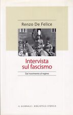 Intervista sul fascismo. usato  Italia