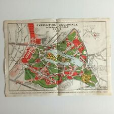 Plan exposition coloniale d'occasion  Pougues-les-Eaux