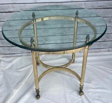top table glass brass for sale  Antioch