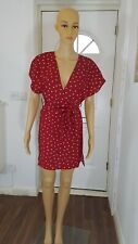 NEW NASTY GAL LADIES DRESS, RED SIZE 6UK ,SHORT SLEEVE, R for sale  Shipping to South Africa