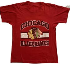 Camiseta fina vintage vermelha Chicago Blackhawks hóquei pequena Savard Kane década de 1980’s comprar usado  Enviando para Brazil