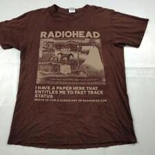 Camiseta unissex manga curta gráfica banda Radiohead masculina feminina turnê NH9986 comprar usado  Enviando para Brazil