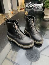 Size 3 (EU 36) Dr. Marten 1460 Pascal Front Zip Boots Black for sale  Shipping to South Africa