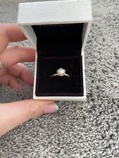 Pandora Grand Pearl Ring, Size 56, Sterling Silver 925 for sale  WIGAN