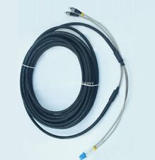 Usado, Cable de conexión de fibra óptica de campo exterior LC a FC LC-FC SM 9/125 dúplex 10M segunda mano  Embacar hacia Argentina