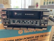 Reproductor de cinta casete estéreo radio coche alta potencia Sanyo FT U35 de colección NOS Japón, usado segunda mano  Embacar hacia Argentina
