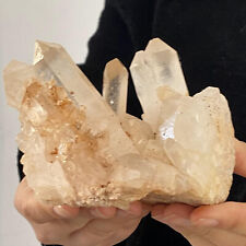 Minerais cluster de quartzo cristal branco natural do Himalaia 1,47 lb, usado comprar usado  Enviando para Brazil