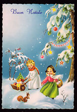 Cartolina buon natale usato  Cirie