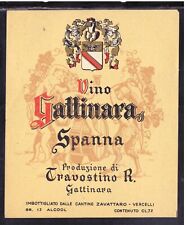 Etichetta vino gattinara usato  Italia