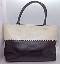 Black cream leather for sale  KETTERING