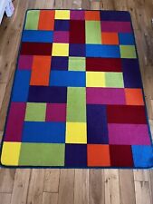 Rainbow coloured rug for sale  CONSETT