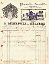 Beau document 1893 d'occasion  Vernet-les-Bains