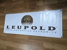 Used, Leupold Vinyl 48" Advertising Sign Hunting Shooting Outdoor Optic Scopes Mancave for sale  Shipping to South Africa