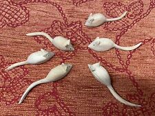 Six carved mice for sale  MATLOCK