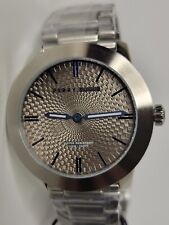 Reloj para hombre Perry Ellis Slim Line esfera plateada 42 mm PEW07003-02 segunda mano  Embacar hacia Mexico