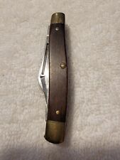 Vintage Frontier Double Eagle Pocket Knife Wood Handle 3 Blades #4135 for sale  Wichita