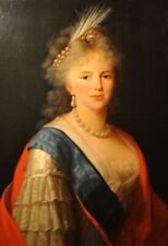 Used, high quality  oil  painting  handpainted on canvas- Empress Maria for sale  Shipping to South Africa