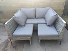 Rattan piece sofa for sale  HUDDERSFIELD