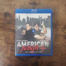 American Ninja 4 The Annihilation Blu-ray filme de ação OOP 1990 Michael Dudikoff, usado comprar usado  Enviando para Brazil